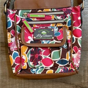 Lily Bloom Multicolor Floral   Small   Crossbody Bag